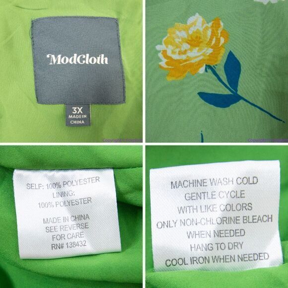 Modcloth Freeing Feeling Fit And Flare Dress, 3X - Picture 16 of 16